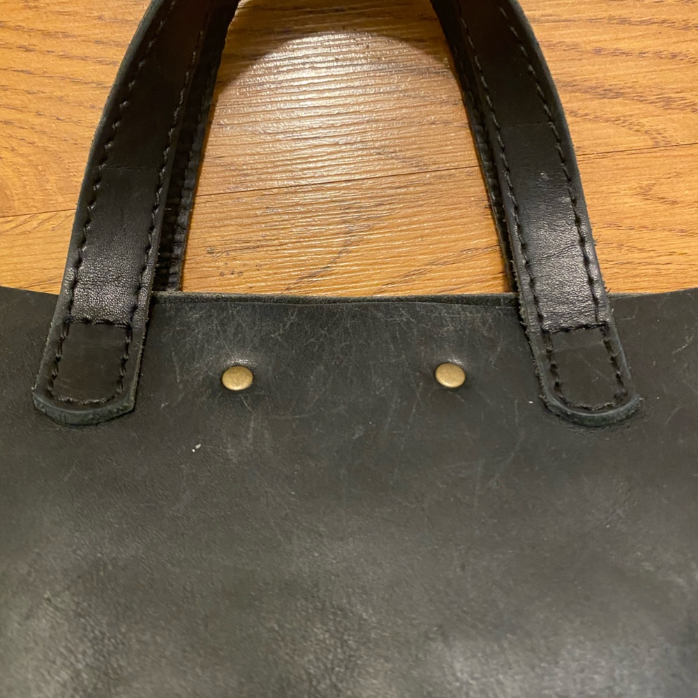 Portland Leather Mini Leather Tote Bag - Picture 5 of 8